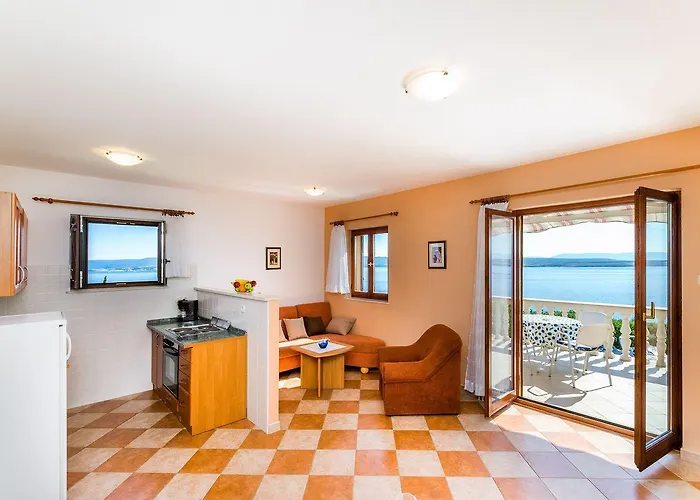 Apartment Helles Mit Traumhaften Meerblick, Grill Und Nur 500 Meter Zum